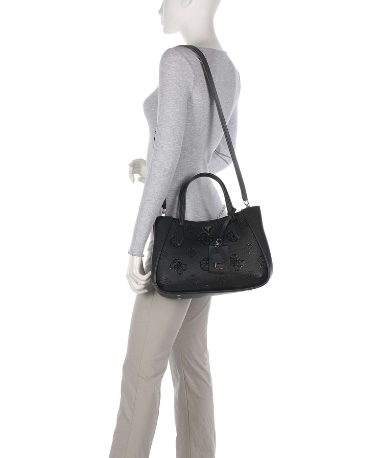 Guess Keandra Handbag black logo