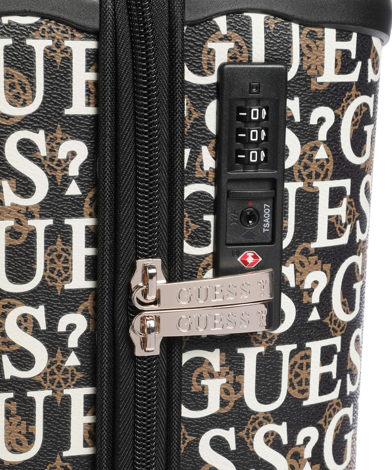 Guess Stark Spinner (4 wheels) brown multi