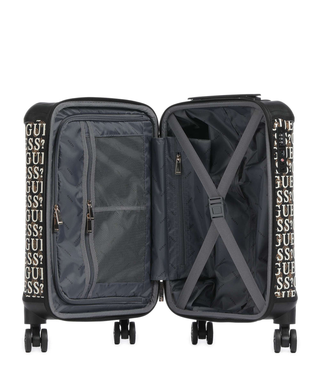 Guess Stark Spinner (4 wheels) brown multi