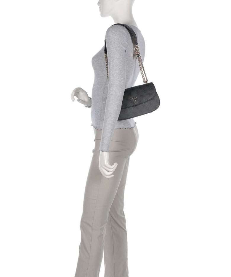 Guess Erica Eco Shoulder bag coal logo