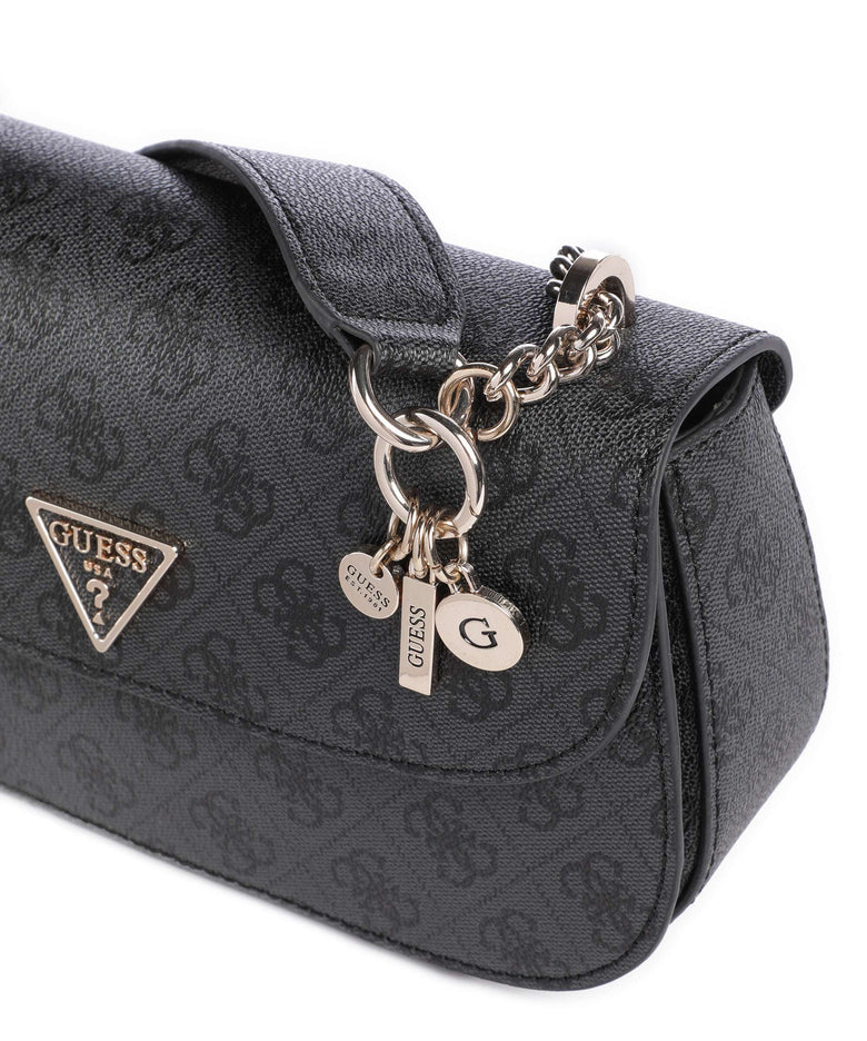 Guess Erica Eco Shoulder bag coal logo