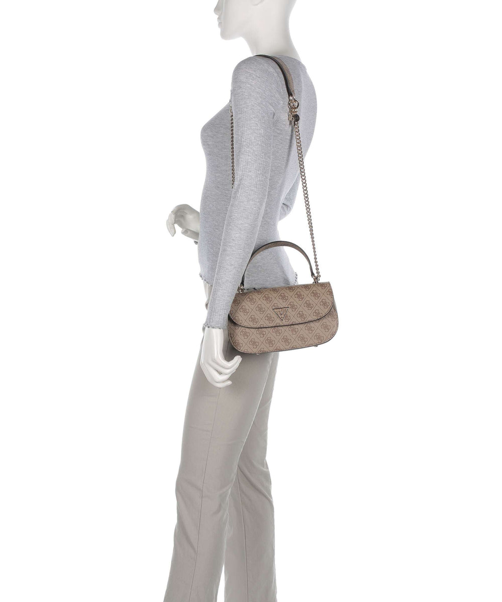 Guess Erica Eco Shoulder bag latte logo