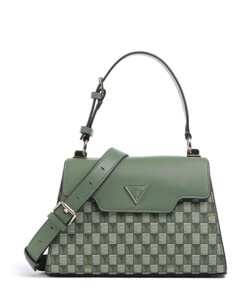 Guess G Wave Borsa a mano green logo