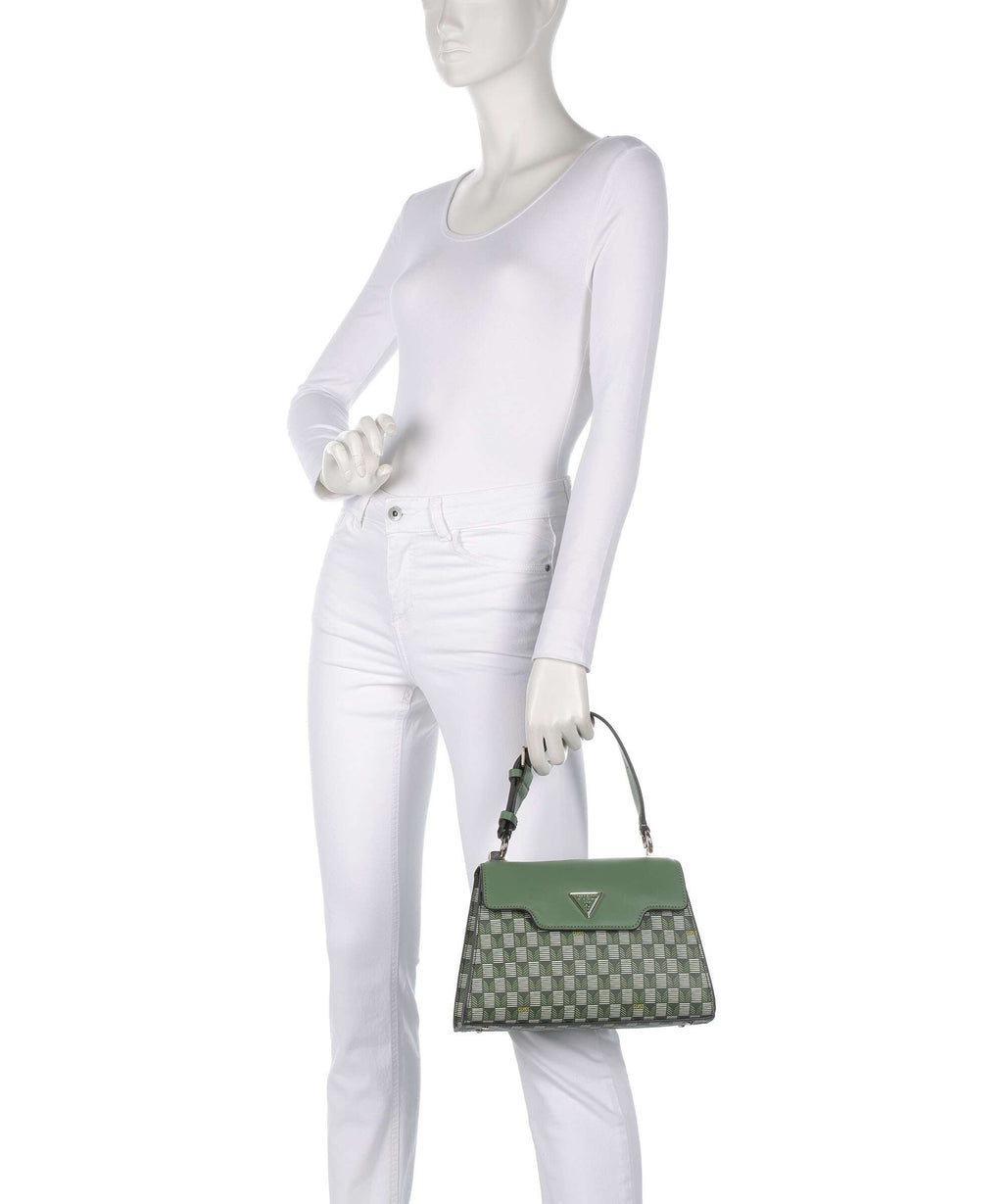 Guess G Wave Handbag green logo