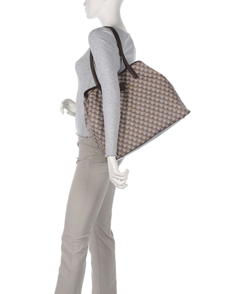 Guess G Wave Large Tote bag brown logo