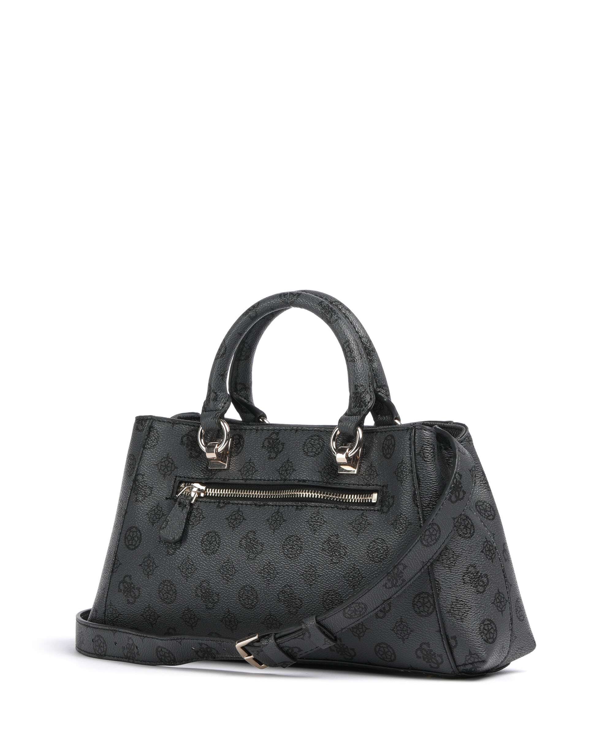 Guess Evelune Handbag charcoal logo