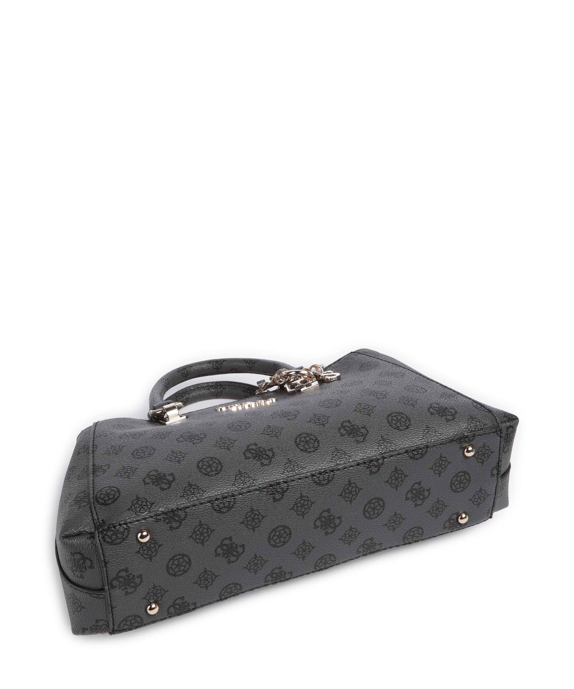 Guess Evelune Handbag charcoal logo