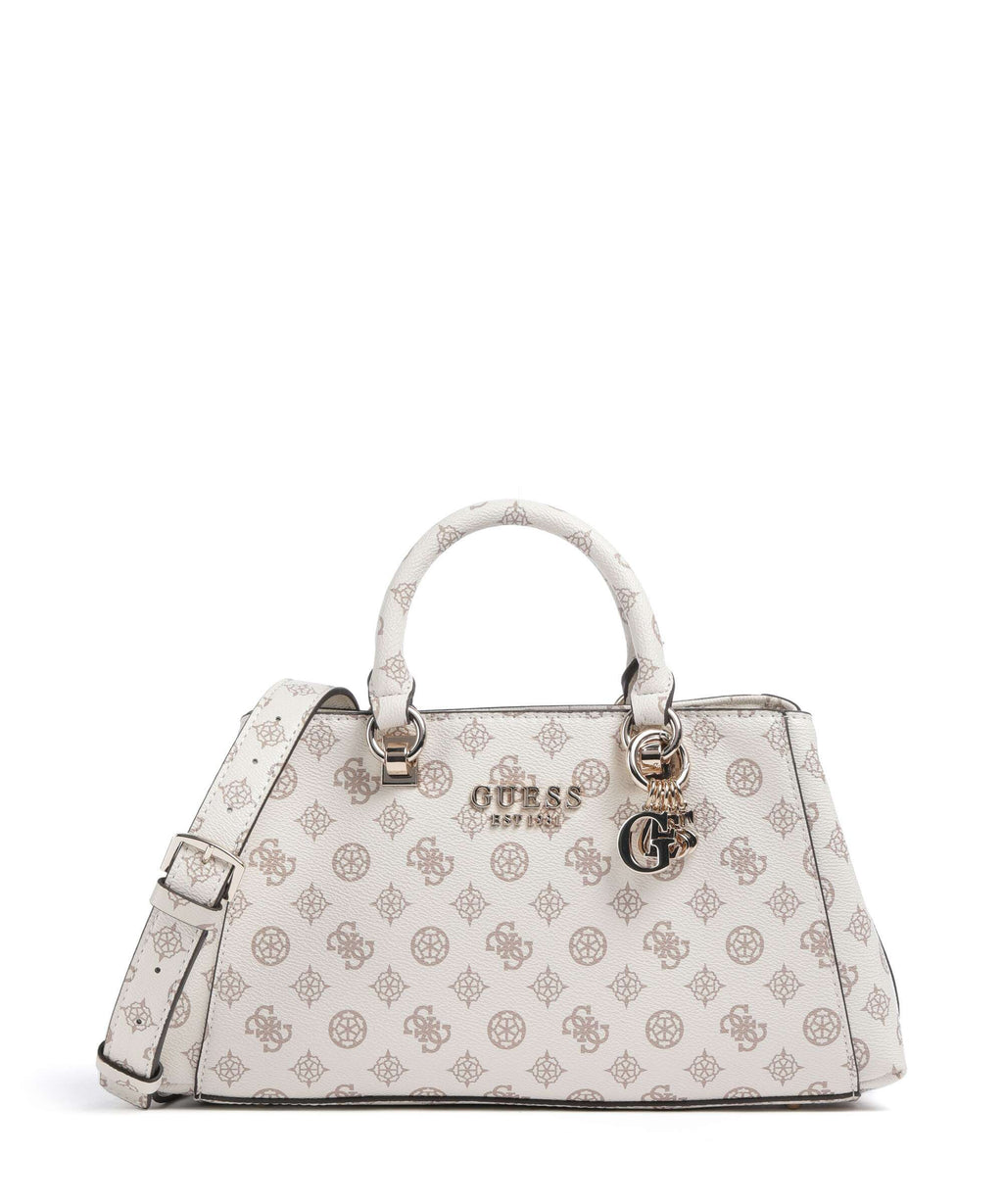 Guess Evelune Handbag cream logo