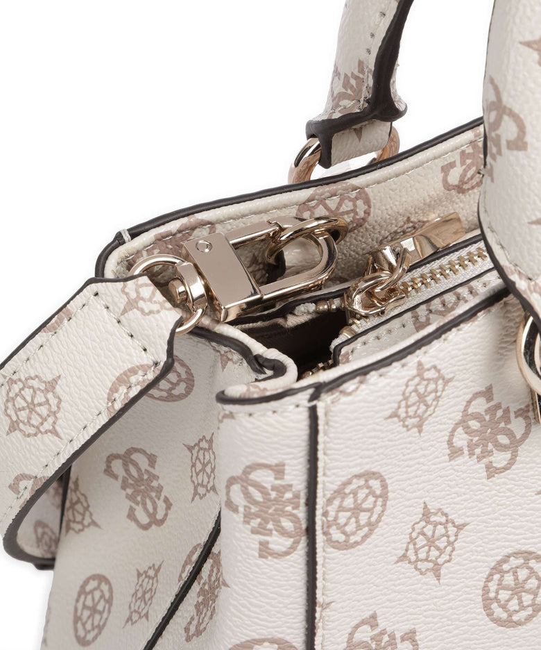 Guess Evelune Handbag cream logo