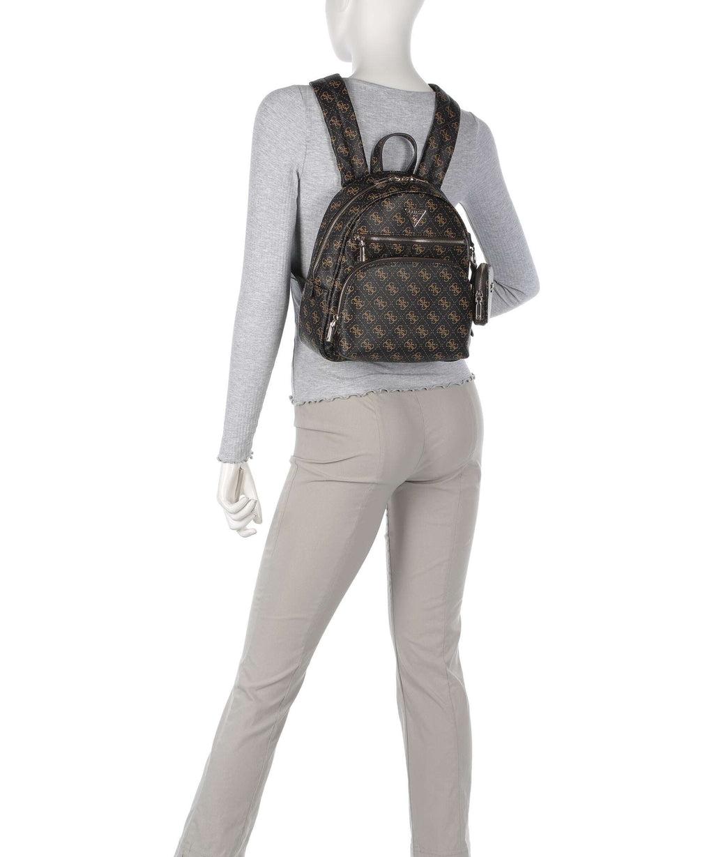 Guess Power Play Backpack brown logo