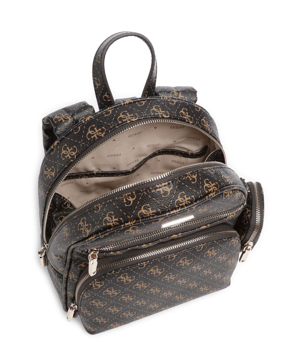 Guess Power Play Backpack brown logo