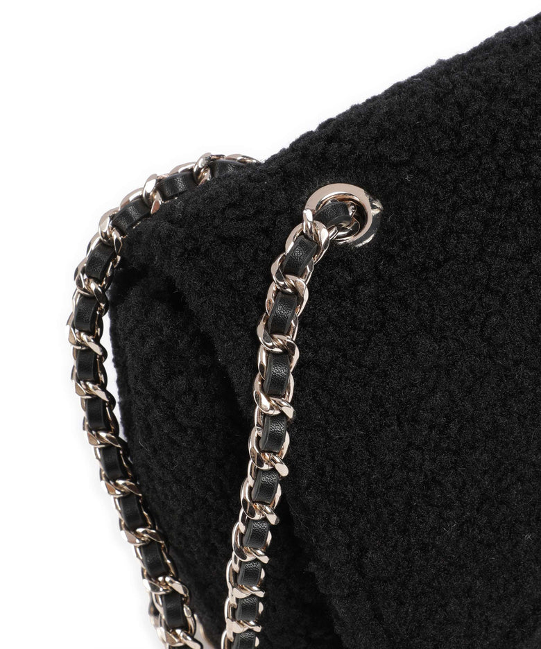 Guess Aslia Shearling Shoulder bag black