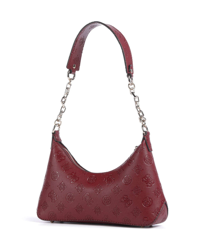 Guess Gerty Peony Shoulder bag claret