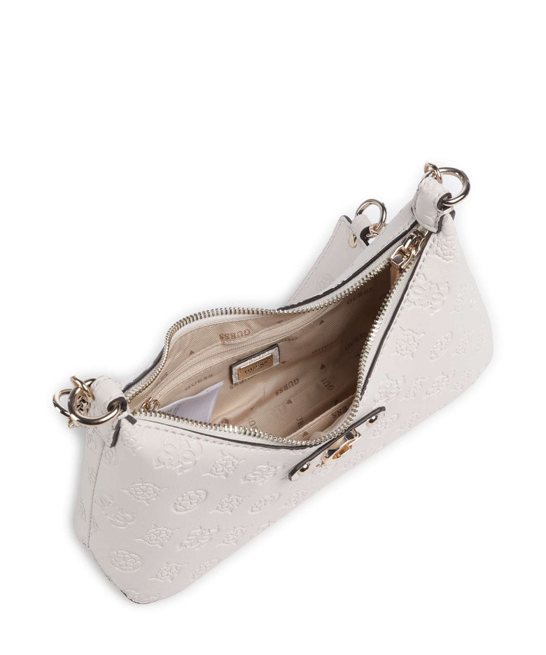 Guess Gerty Peony Shoulder bag offwhite