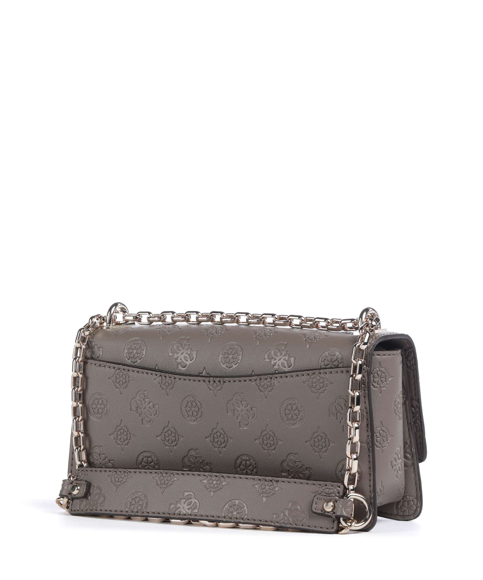 Guess Gerty Peony Shoulder bag dark taupe