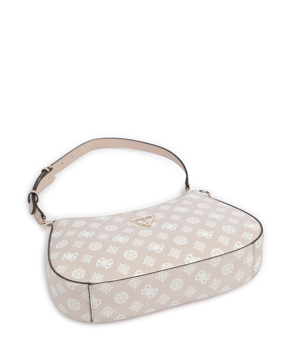 Guess Noelle Printed Peony Shoulder bag sand logo
