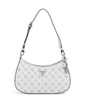 Guess Noelle Printed Peony Shoulder bag white logo
