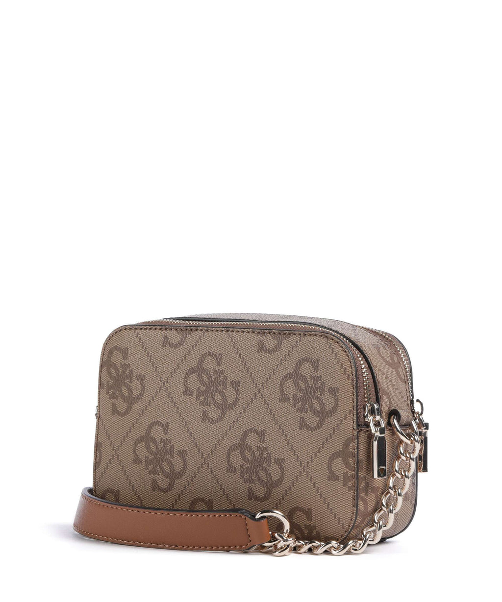 Guess Izzy Crossbody bag latte logo