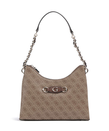 Guess Izzy Borsa a spalla latte logo/brown