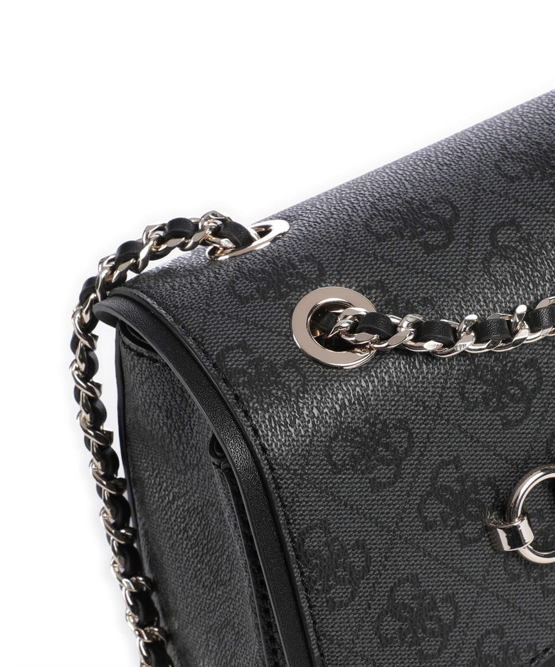 Guess Izzy Shoulder bag coal logo