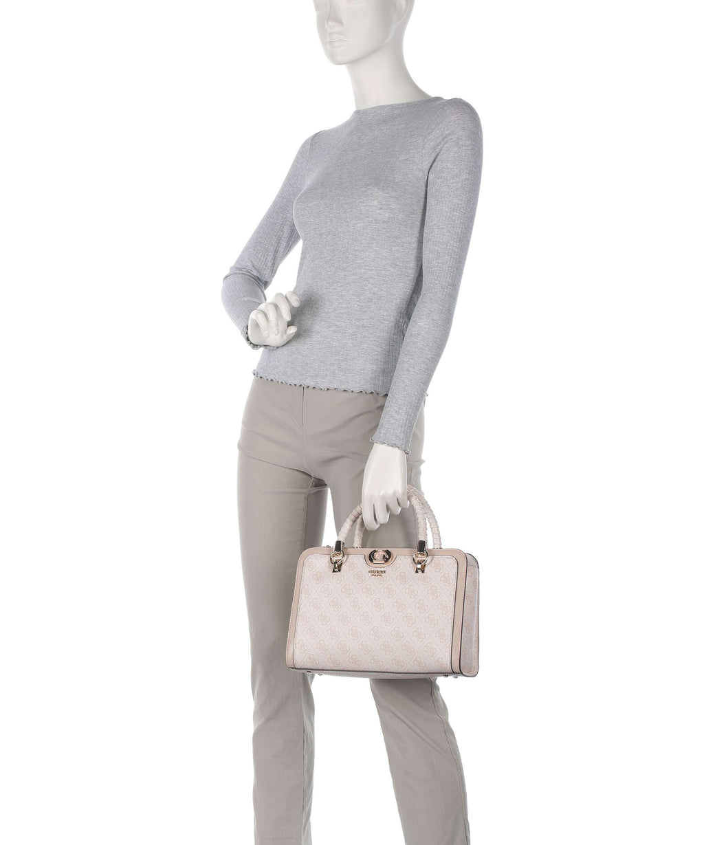 Guess Orlina 4G Logo Handbag sand logo