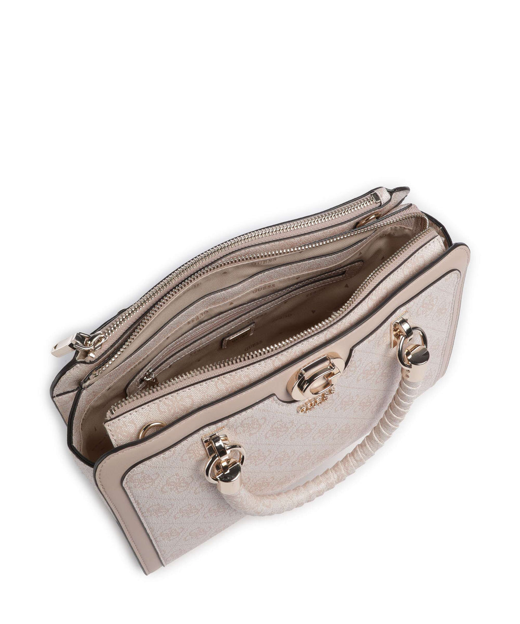 Guess Orlina 4G Logo Handbag sand logo