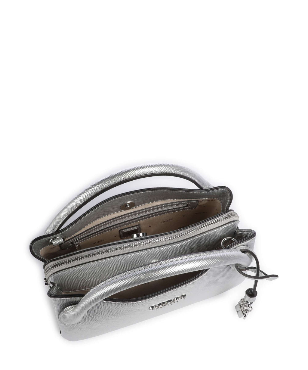 Guess Fedena Handbag silver