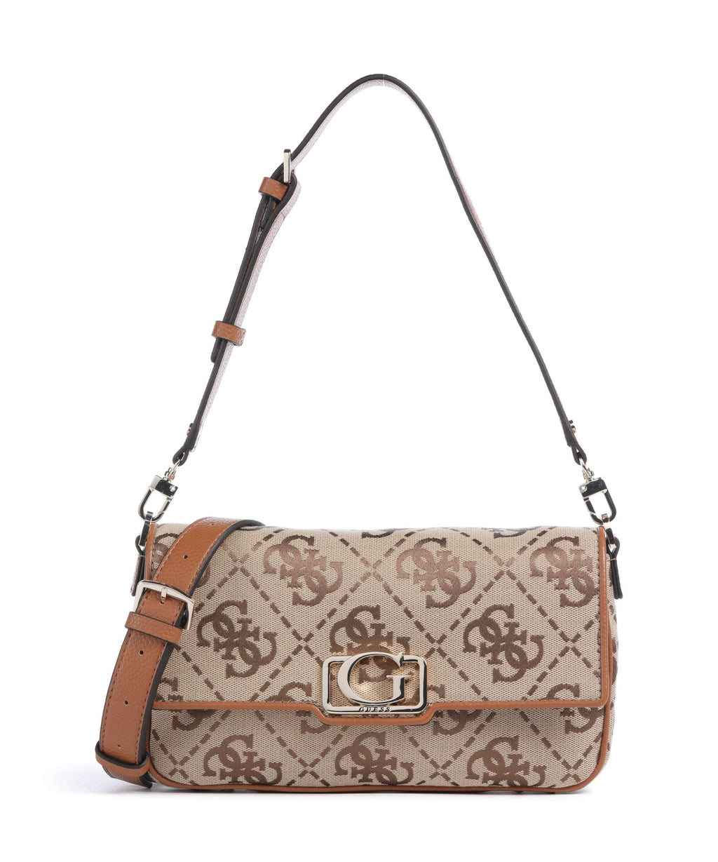 Guess Circe Shoulder bag latte logo