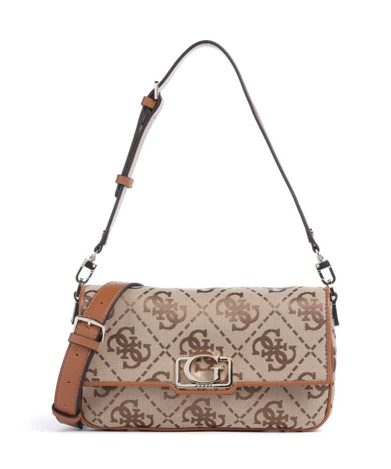 Guess Circe Shoulder bag latte logo