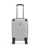 Guess Berta 4G Logo Spinner (4 wheels) dark taupe logo