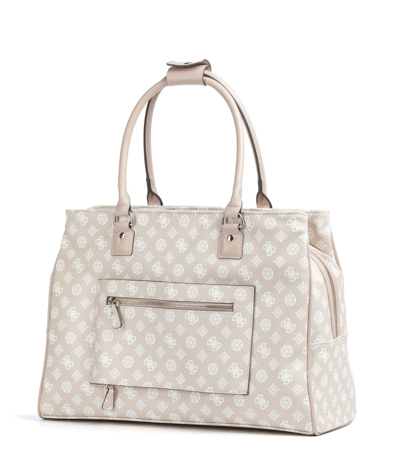Guess Wilder Tote bag beige/white