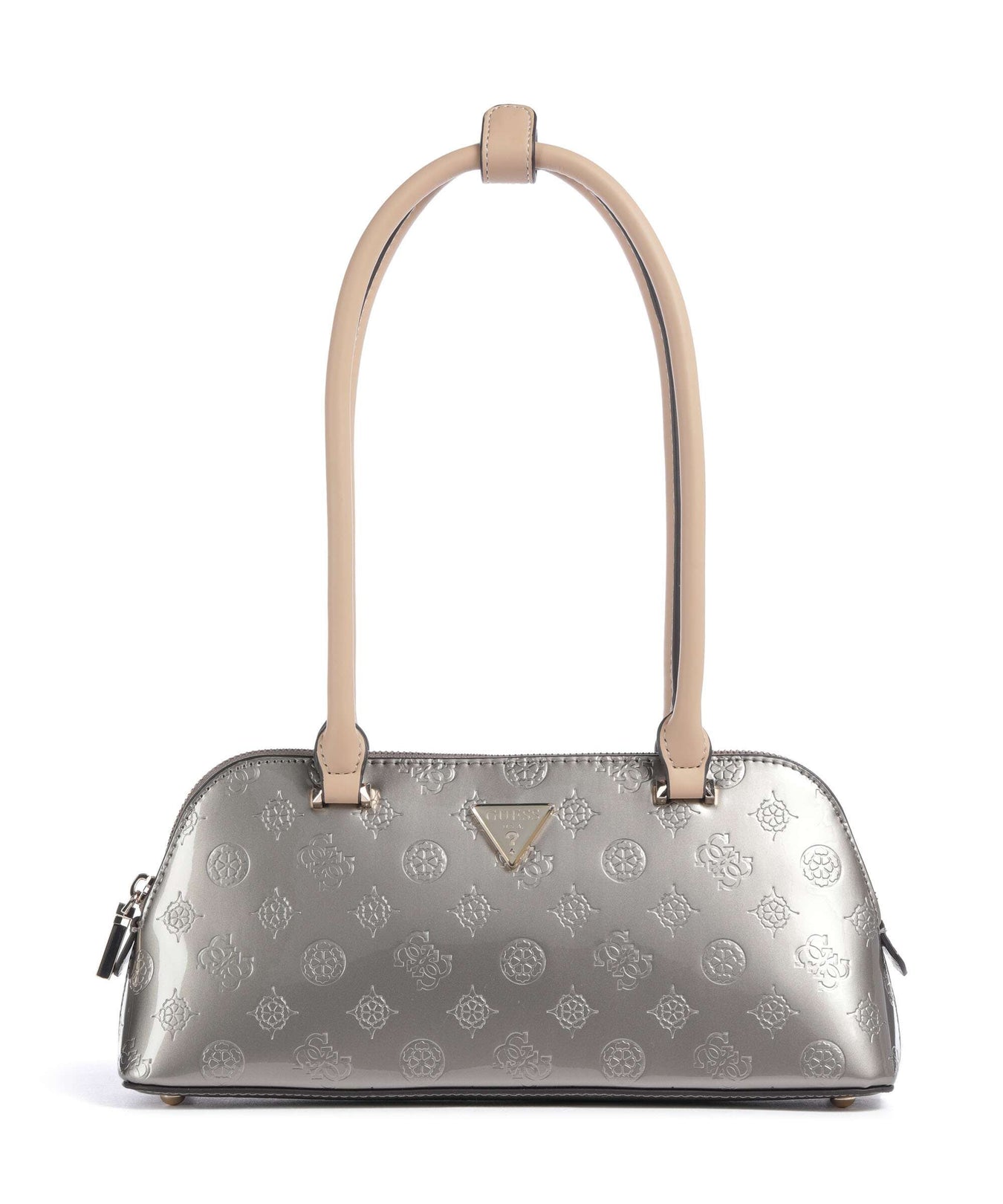 Guess Arnela Shoulder bag pewter logo