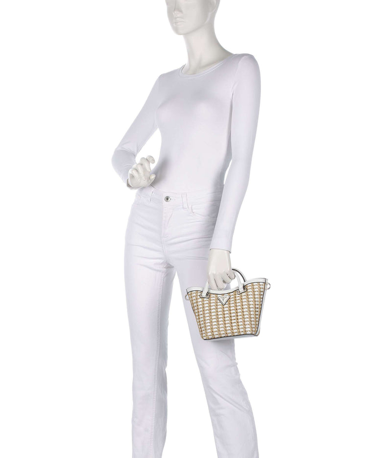 Guess Atalia Mini Crossbody bag natural/white