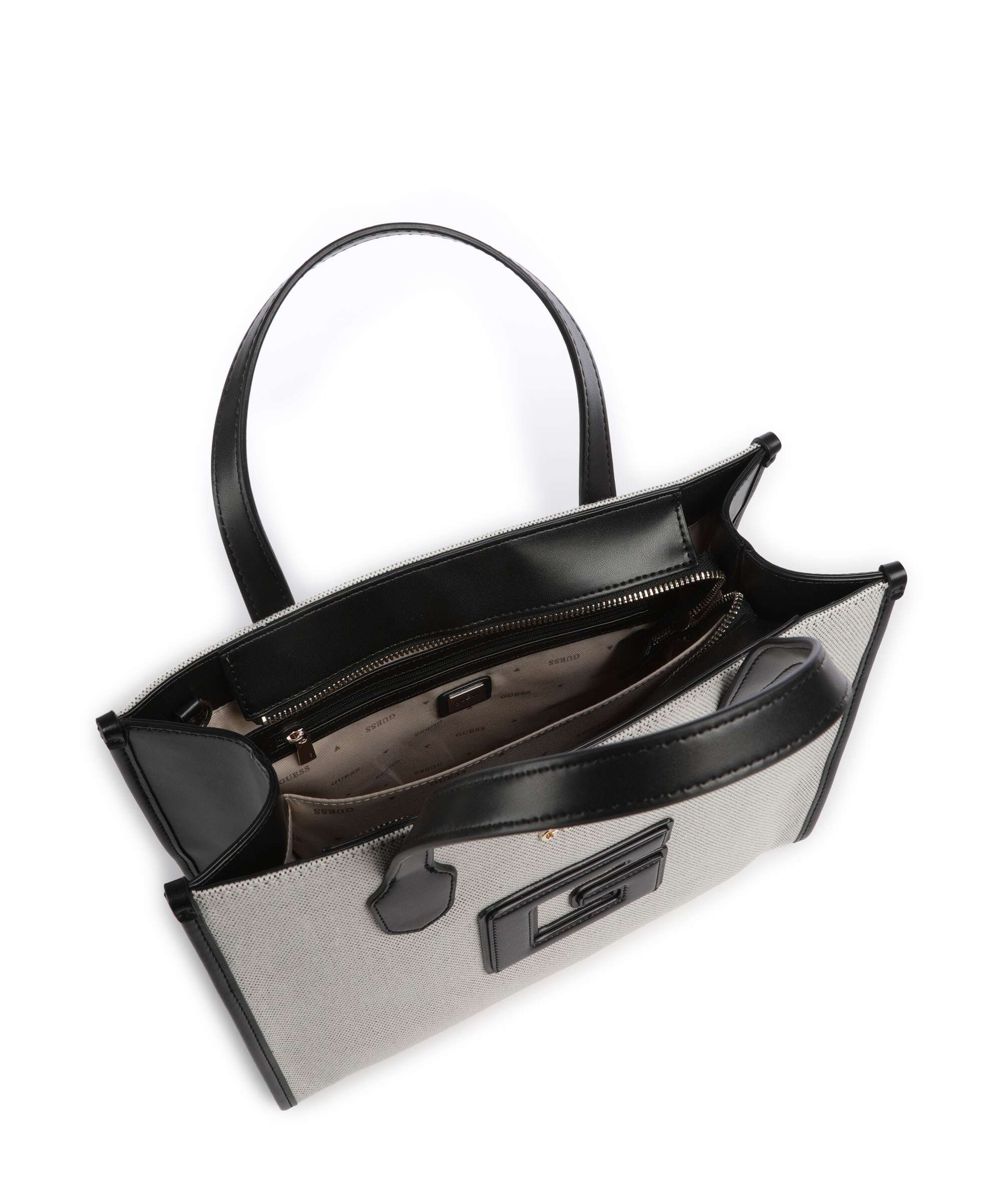 Guess G Status Handbag natural/black