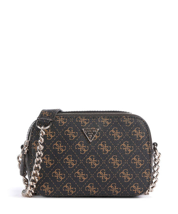 Guess Noelle Q Logo Borsa a tracolla brown logo