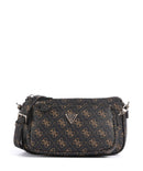 Guess Noelle Q Logo Borsa a spalla brown logo