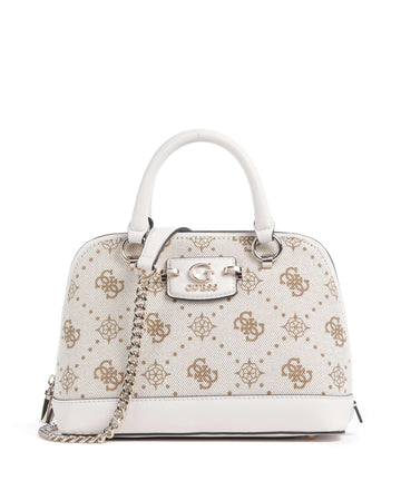 Guess Neda 4G Peony Logo Handbag offwhite logo
