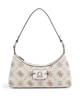 Guess Neda 4G Peony Logo Borsa a spalla offwhite logo