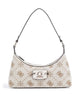 Guess Neda 4G Peony Logo Borsa a spalla offwhite logo