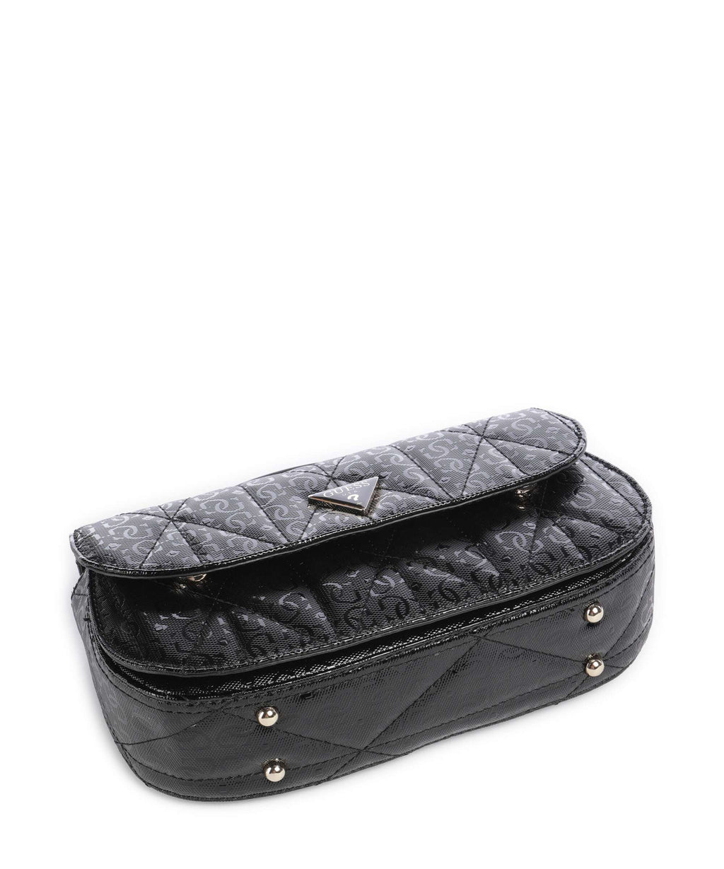 Guess Aldina G-Shine Crossbody bag black