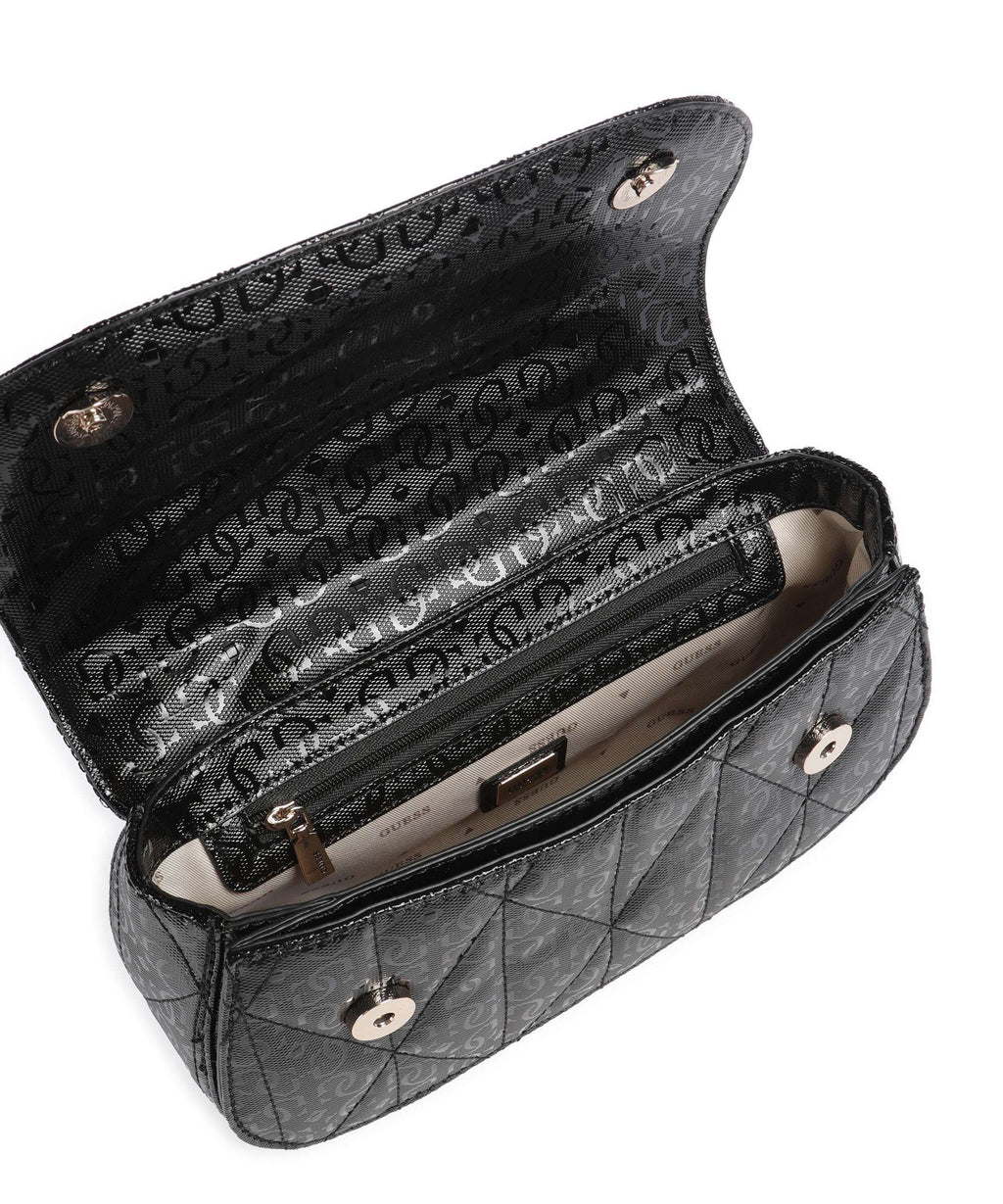 Guess Aldina G-Shine Crossbody bag black