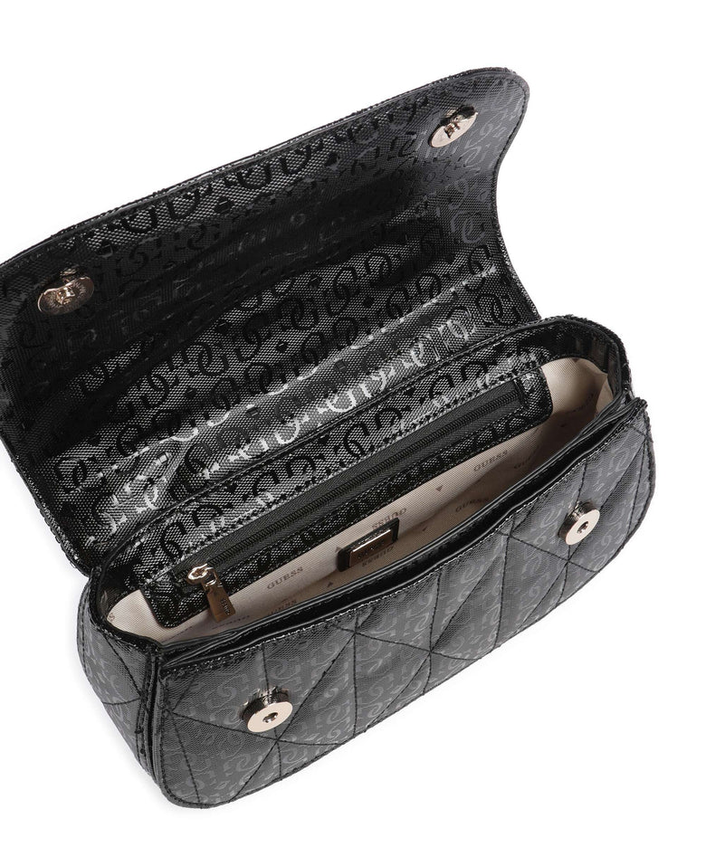 Guess Aldina G-Shine Crossbody bag black
