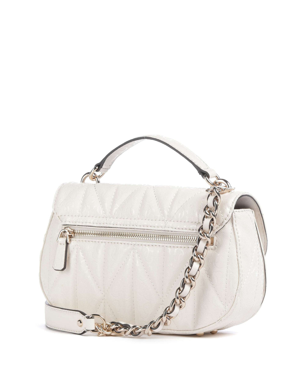 Guess Aldina G-Shine Handbag offwhite
