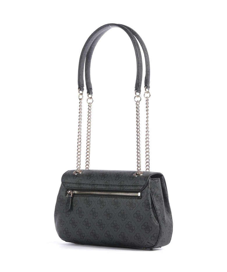 Guess Katya 4G Logo Shoulder bag coal logo