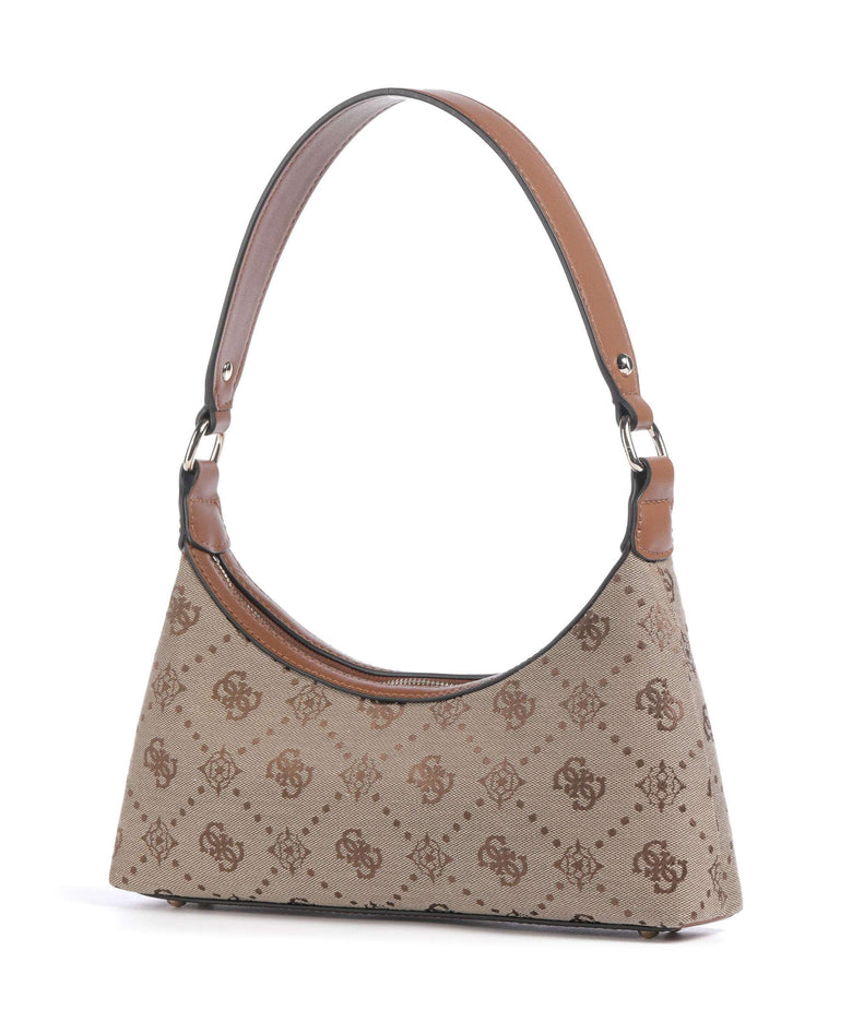 Guess Neda 4G Peony Logo Shoulder bag latte logo