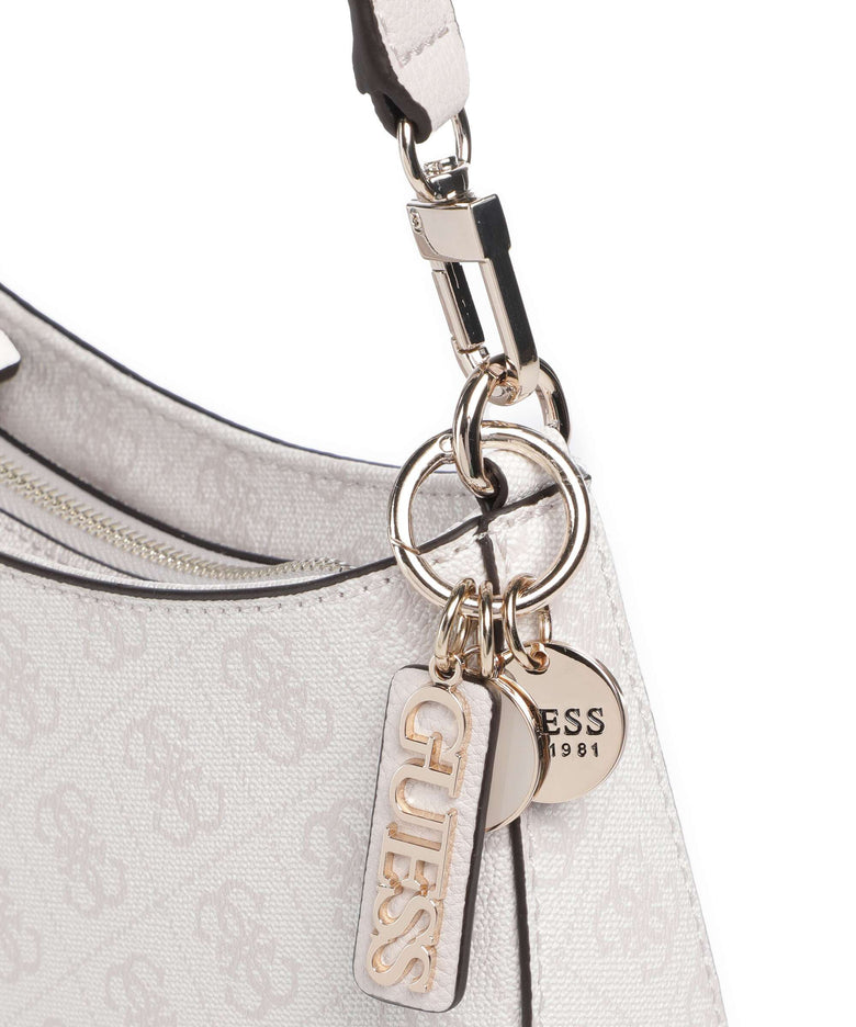 Guess Noelle Shoulder bag white logo