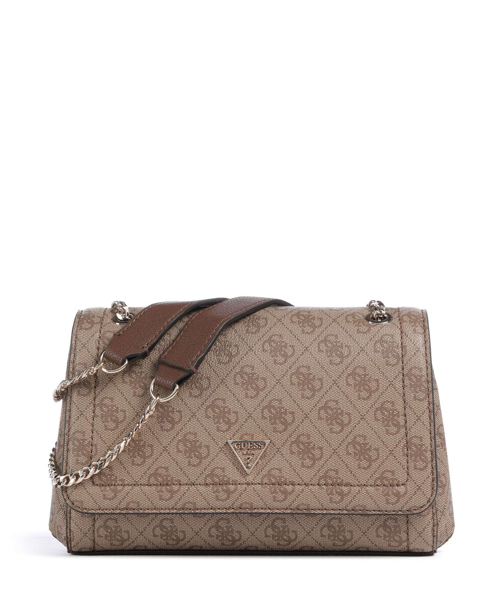 Guess Noelle Shoulder bag latte logo/brown