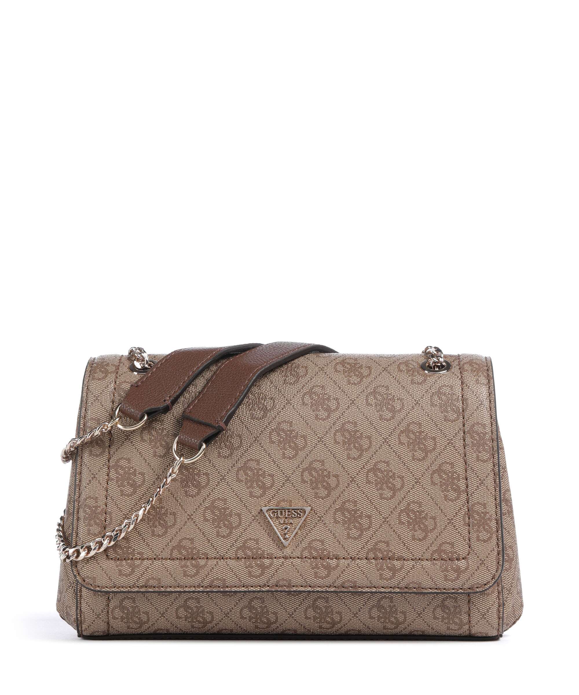 Guess Noelle Shoulder bag latte logo/brown