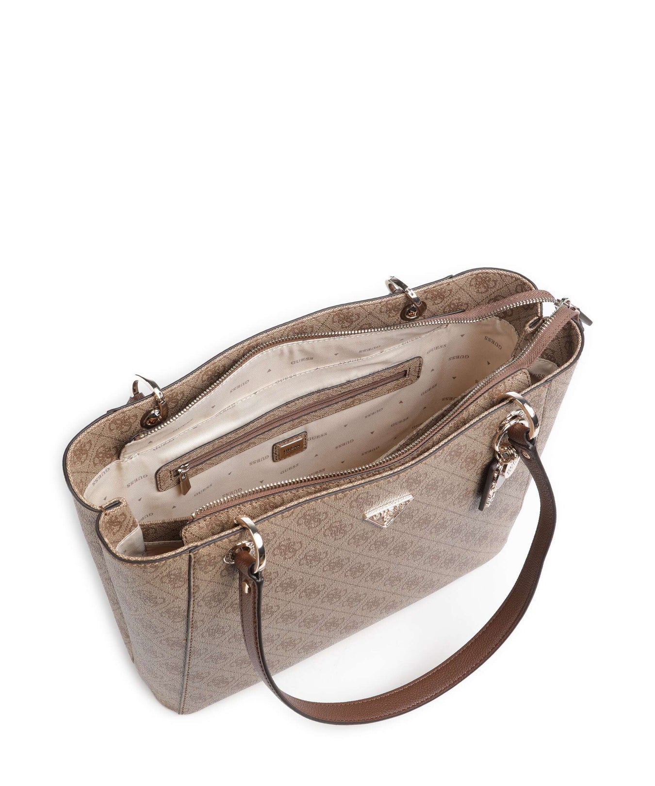 Guess Noelle Tote bag latte logo/brown