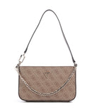 Guess Noelle Mini Borsa a spalla latte logo/brown